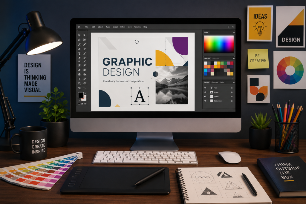 Professional graphic design services for businesses