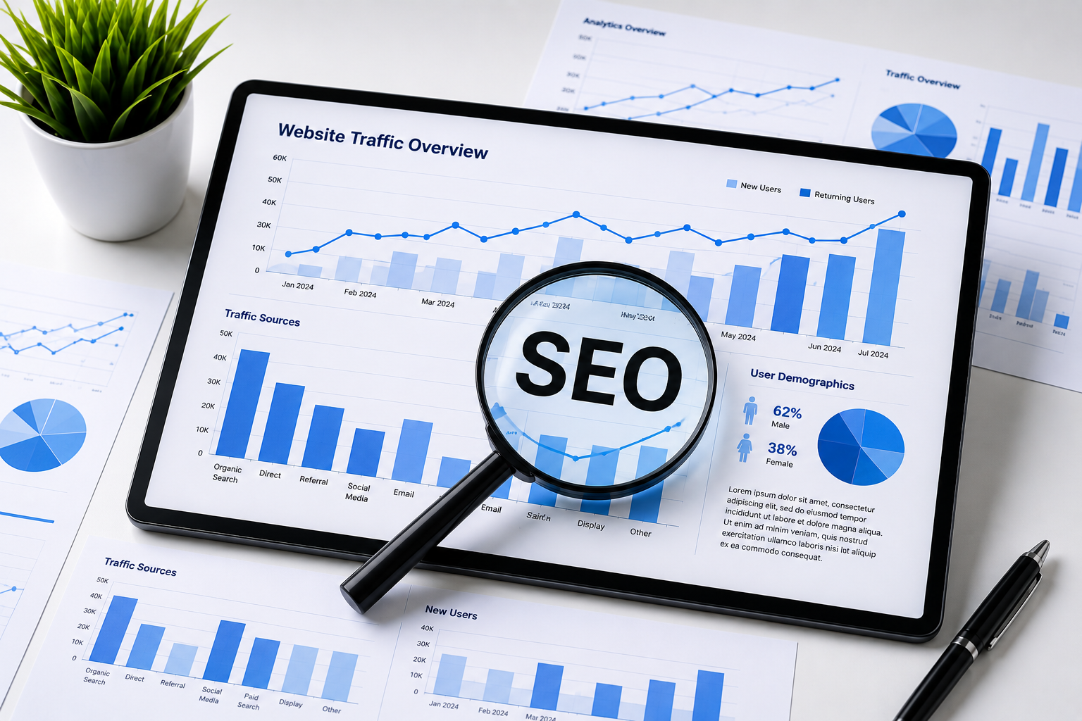 SEO Analytics and Website Traffic Analysis
